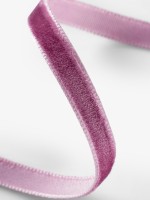 Лента бархатная, 6 мм, 18±1 м, сиреневая №199