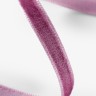 Лента бархатная, 6 мм, 18±1 м, сиреневая №199