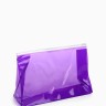 Косметичка для бассейна с застёжкая зип-лок, фиолетовая/прозрачная
