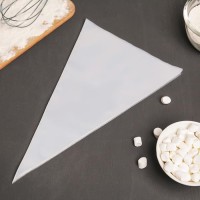 Кондитерские мешки 35×22 см (размер M), 10 шт, цвет прозрачный