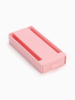 Ящик для хранения, скрытый потайной под стол, 20×9×4 см, розовый