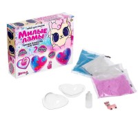 Бомбочки для ванны своими руками «Милые ламы», детские, набор для опытов