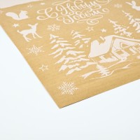 Наклейки для окон «Новогодняя деревушка», многоразовые, 33 х 50 см