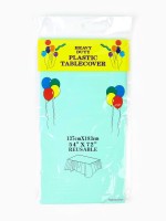 Скатерть одноразовая на стол 137×183 см, цвет мятный