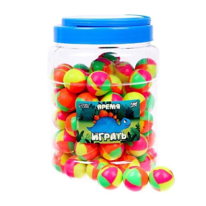 Мяч каучук «Время играть», 80 шт.
