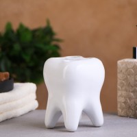 Стакан под зубную щетку, «Зуб», фарфор