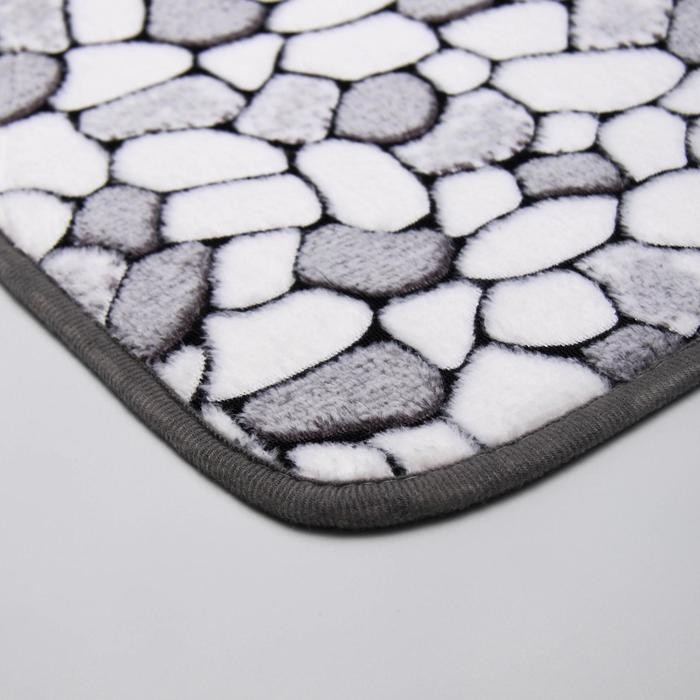 Коврик для дома Доляна «Галька», 50×80 см