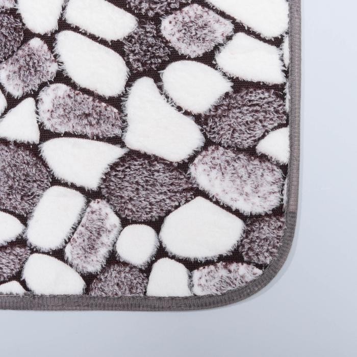 Коврик для дома Доляна «Галька», 50×80 см