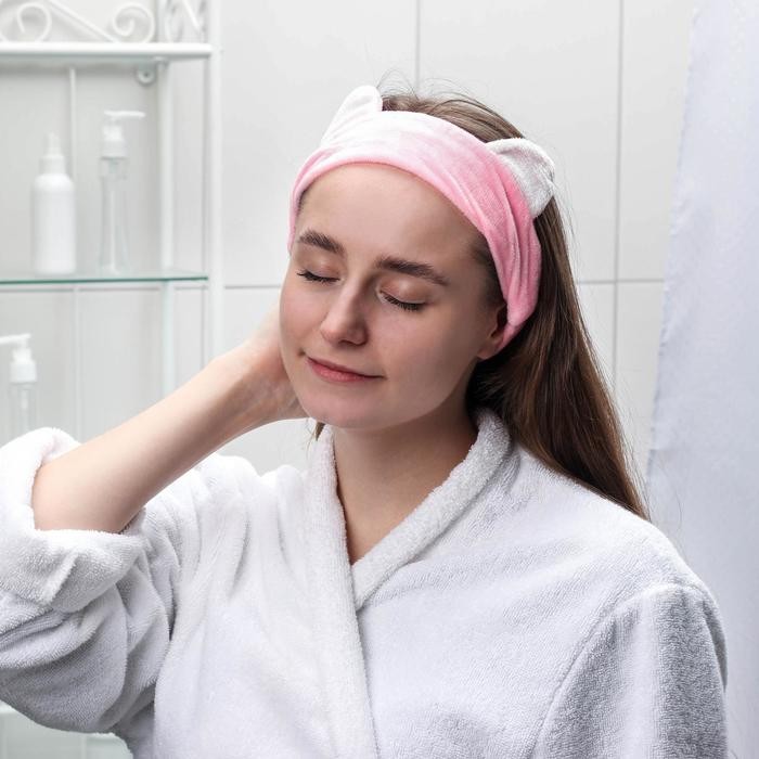 Повязка для умывания «Ушки», МИКС