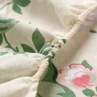 Простыня на резинке Этель "Сирень" 140*200*25 см, 100% хлопок, бязь, 125 гр/м2