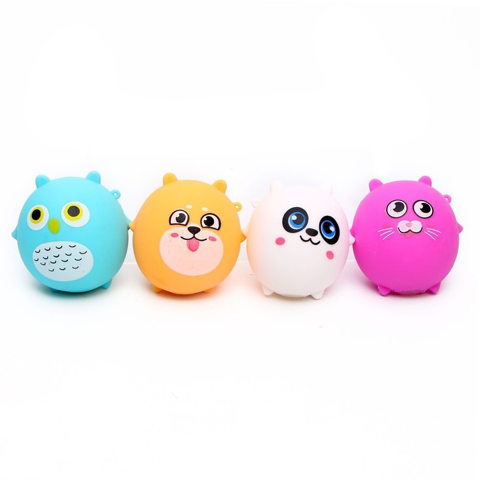 Мялка «Животные» с пастой, виды МИКС