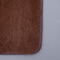 Набор ковриков для ванной и туалета Доляна «Пушистик», 2 шт: 38×49, 49×79 см, цвет коричневый