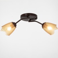 Люстра Оникс 2х15Вт E27 коричневый 50х15х15см BayerLux