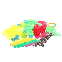 Конструктор магнитный «Необычные фигуры», 108 деталей