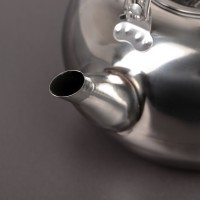 Чайник «Арес», 1,2 л, с металлическим ситом, цвет хромированный