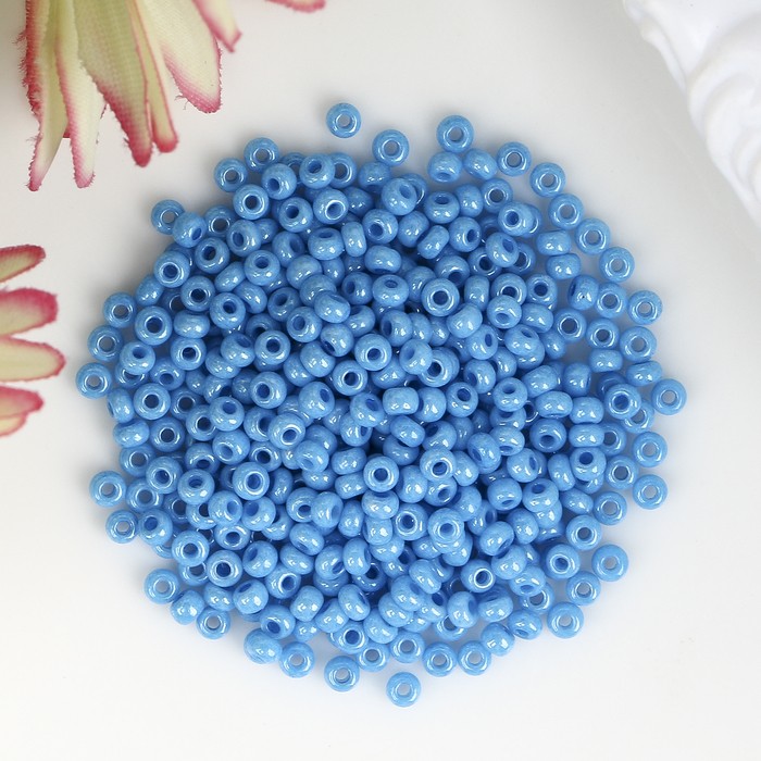 Бисер Чехия "GAMMA" круглый "1"  10/0   5гр  (A210 голубой)