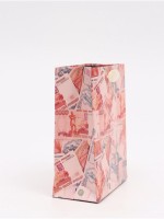 Пакет подарочный «Деньги», S 12 × 15 × 5,5 см