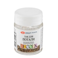 Лак для потали, 50 мл, ЗХК Decola, основа спирторастворимый полимер
