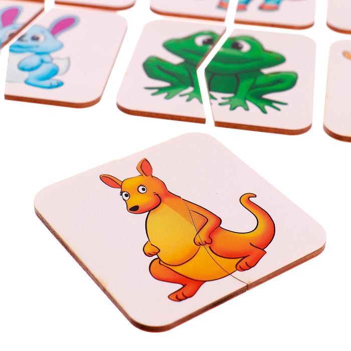 Картинки-половинки «Зверушки»