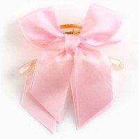 Краб для волос с бантом новогодний «Самая прекрасная», на Новый год, 7,5 х 3 см