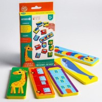 Мягкий пазл для малышей Крошка Я «Веселая логика», 5 пазлов, виды МИКС