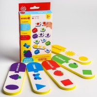 Мягкий пазл для малышей Крошка Я «Веселая логика», 5 пазлов, виды МИКС