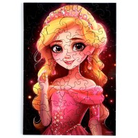 Пазл деревянный фигурный в копилке «Сказочный мир», 56 элементов