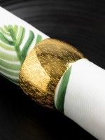 Набор сервировочных салфеток с декоративными кольцами «С Новым Годом», 40×40 см - 4 шт., 100% хлопок, саржа 190 г/м²