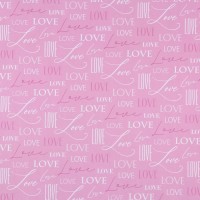 Бумага крафт цветная односторонняя «Love», 50 х 70 см