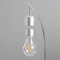 Настольная лампа "Левитация" LED 5Вт от сети (1,5м) серебро 16х10х36,7 см RISALUX