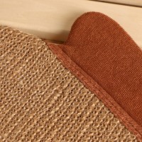 Мочалка из рами, варежка с хлопком, 18×21 см