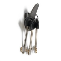 Крючок мебельный CAPPIO PLATE, однорожковый, графит