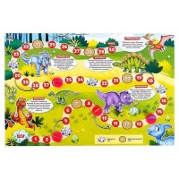 Настольная игра-бродилка «Мир динозавров», 3+