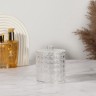 Органайзер для хранения, 1 секция, с крышкой, d=10×12.5 см, прозрачный