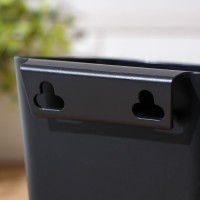 Рейлинговая система для кухни, 7 предметов, 60,5 см, цвет чёрный