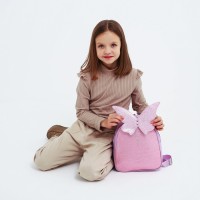 Рюкзак детский с блестками "Бабочка", съемные элементы, 27х23х10 см