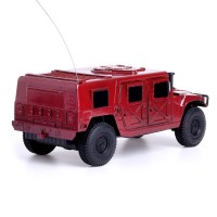 Джип радиоуправляемый «Хамер», свет, работает от батареек, 1:18, цвет серый