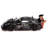 Машинка на пульте управления «Огненный Дрифт», радиоуправление, дрифт эффект, сменные колеса, работает от аккумулятора, цвет чёрный