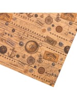 Бумага упаковочная крафтовая «Настоящему мужчине», 70×100 см