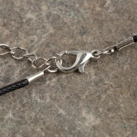 Кулон на шнурке «Муранское стекло», малый, сердечко темное, МИКС, 45 см