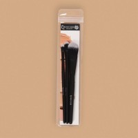 Набор кистей для макияжа «Premium Brush», 3 предмета, PVC - чехол, цвет чёрный