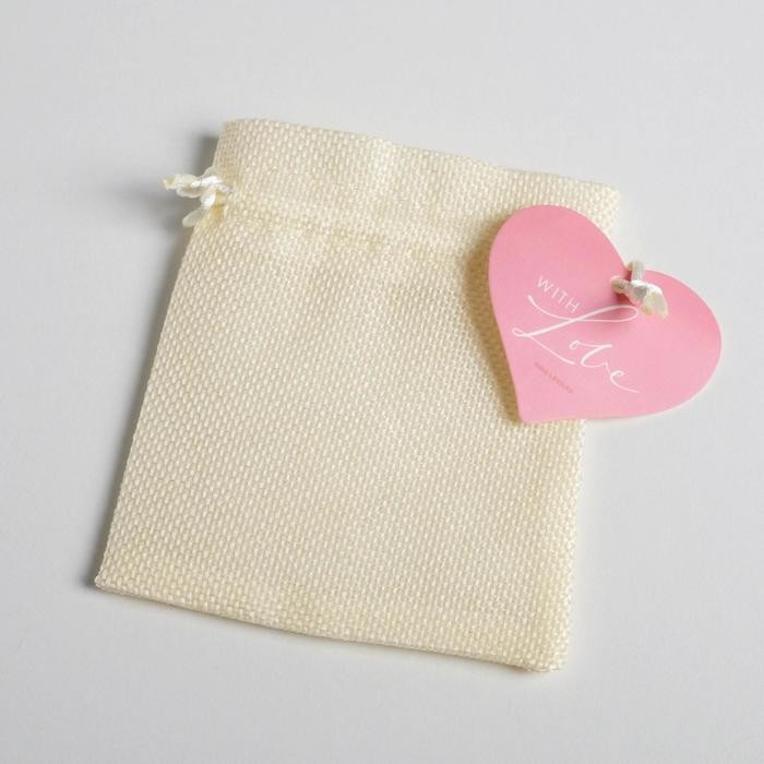 Мешочек подарочный «Любовь», 10 х 12 см +/- 1.5 см