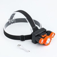 Фонарь налобный аккумуляторный 5 Вт, 3 led, 800 мАч, 4 режима