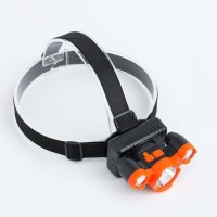 Фонарь налобный аккумуляторный 5 Вт, 3 led, 800 мАч, 4 режима