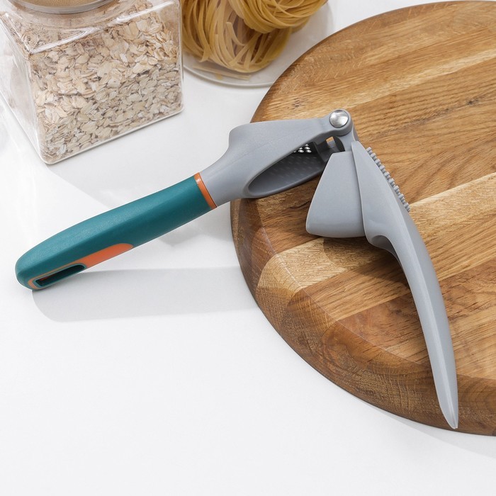 Пресс для чеснока Magistro Coral, 20,2×4,2×6,5 см