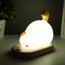 Ночник «Котёнок на коврике», LED, 3 Вт, 5V, USB, от АКБ, 9×15×13.2 см