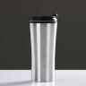 Термокружка Мастер К For you, 450 мл, 8×19 см сохраняет тепло 2 ч, нержавеющая сталь, серебристая