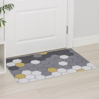 Коврик придверный грязезащитный Доляна «Гамма», 50×80 см