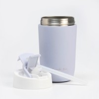 Термокружка TAKE IT EASY School Thank you, 500 мл, сохраняет тепло 6 ч, нержавеющая сталь, сиреневая