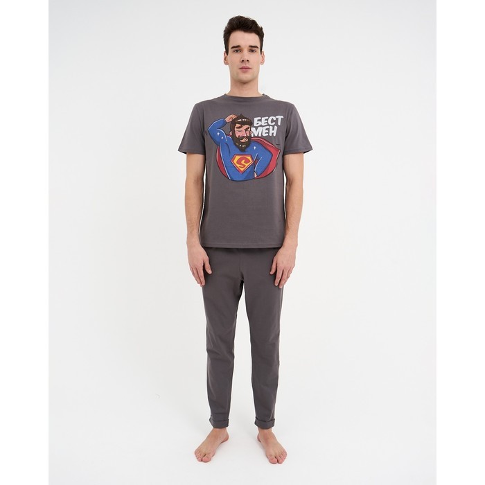 Пижама мужская KAFTAN «Бест мен», размер 56